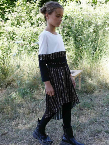 Σετ Φούστα λεοπάρ με Μπλούζα - Image 1