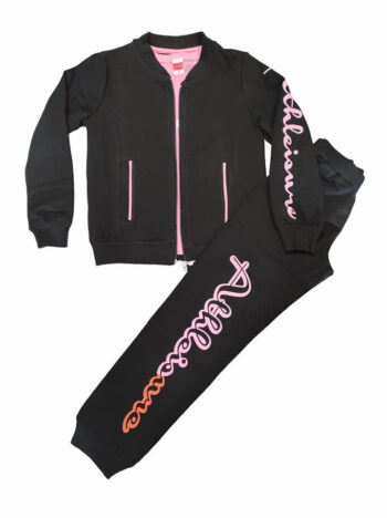 Φόρμα λεπτή 3τεμ. με ζακέτα και κοντομάνικη μπλούζα - Image 3