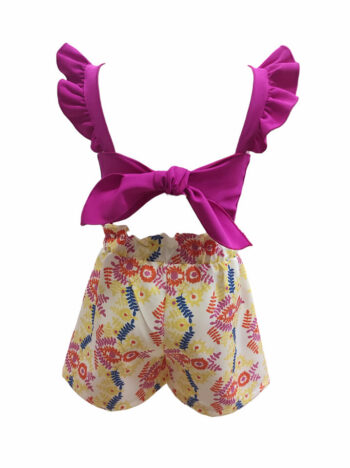 Σετ κροπ-τοπ με σορτς - Image 2