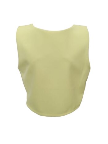 Κροπ-τοπ κιτρινο με aνοιχτή πλάτη - Image 1