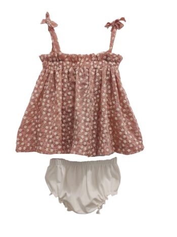 Φόρεμα κεντημένο με βρακάκι. - Image 2