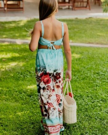 Vintage flower παντελόνα - Image 2