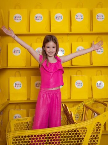 Σετ παντελόνα φούξ shiny με τοπάκ - Image 1