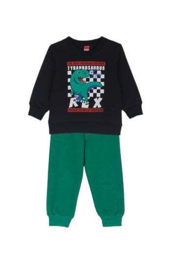 Σετ φόρμα φούτερ 2462120 μαύρο- πράσινο. - Image 1