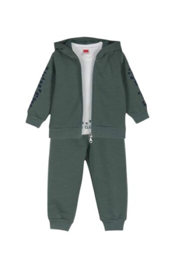 Σετ 3 τεμ. φόρμα φούτερ με ζακέτα 2462001 χακί χρώμα - Image 1