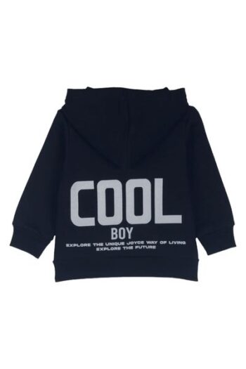 Ζακέτα φούτερ 2462204Μ μαύρο - Image 2