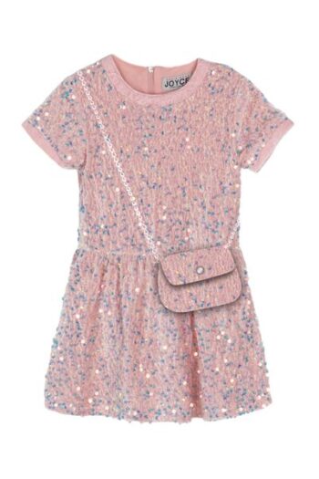 Φόρεμα με παγιετα και τσαντάκι σάπιο μήλο - Image 1