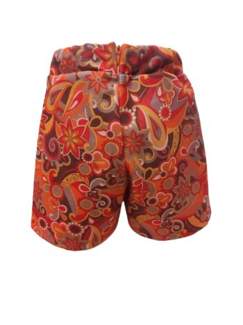 Σορτς εμπριμέ πορτοκαλί χρώμα - Image 3