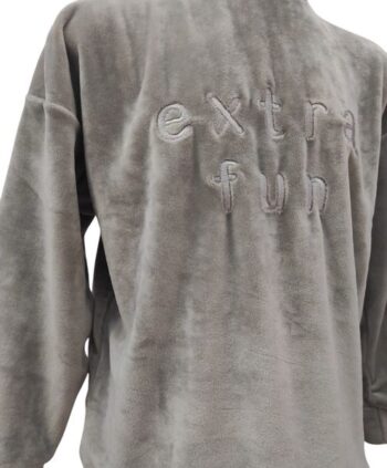 Σετ βελούδο γκρι χρώμα - Image 3