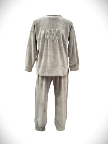 Σετ βελούδο γκρι χρώμα - Image 1