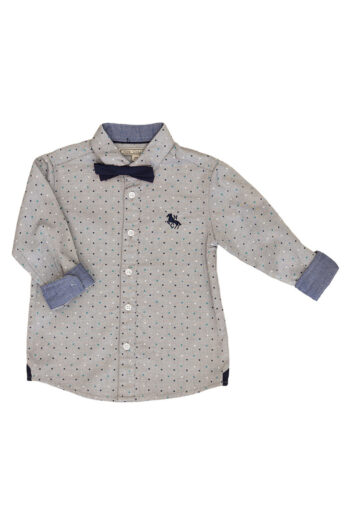 Πουκάμισο πουά με παπιγιόν 605 - Image 1