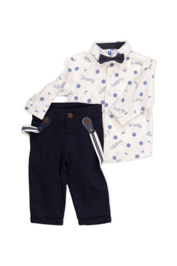 Σετ με πουκάμισο και παντελόνι 100%COTTON 8200 - Image 1