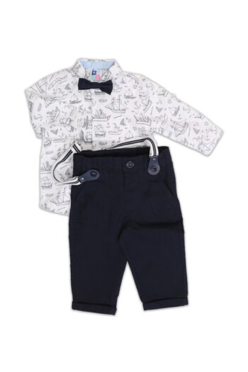 ΣΕΤ ΜΕ ΠΟΥΚΑΜΙΣΟ ΚΑΙ ΠΑΝΤΕΛΟΝΙ 100% COTTON ΚΩΔΙΚΟΣ: 34-8201 - Image 1