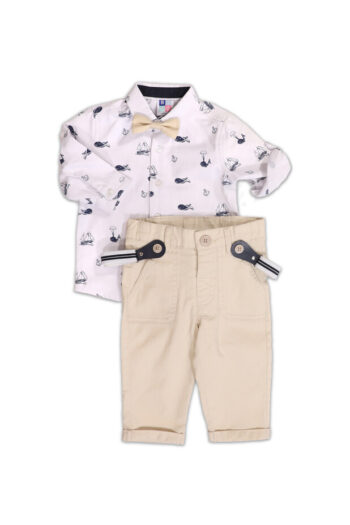 ΣΕΤ ΜΕ ΠΟΥΚΑΜΙΣΟ ΚΑΙ ΠΑΝΤΕΛΟΝΙ 100% COTTON ΚΩΔΙΚΟΣ: 34-8202 - Image 1