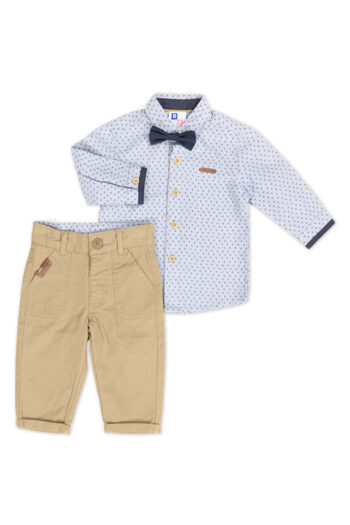 Σετ με πουκάμισο και παντελόνι καμπαρντίνα 8202 - Image 1