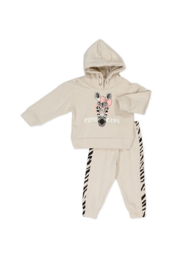 Σετ φόρμα φούτερ 45-8360 μπεζ - Image 1