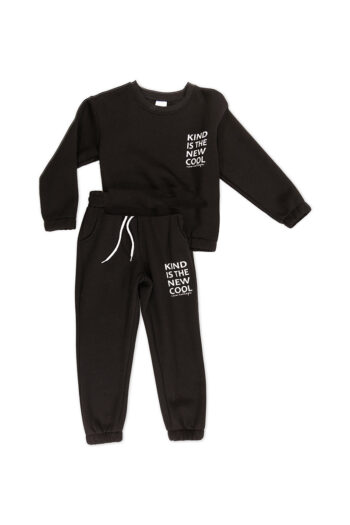 Φόρμα για κορίτσια New College μαύρο - Image 1