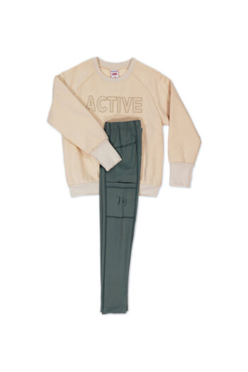 Σετ φούτερ με κολάν λικρα 45-8425 - Image 1