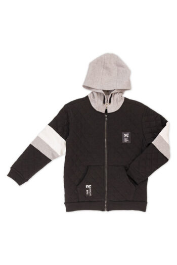 Ζακέτα φούτερ-καπιτονέ με κουκούλα 45-9030 - Image 1