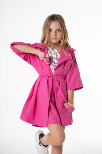 Καμπαρντίνα Oversizet GNS216 Φούξια - Image 1