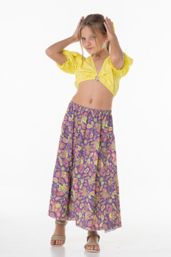 Σετ τοπάκι με μακριά εμπριμέ φουσάτα - Image 8