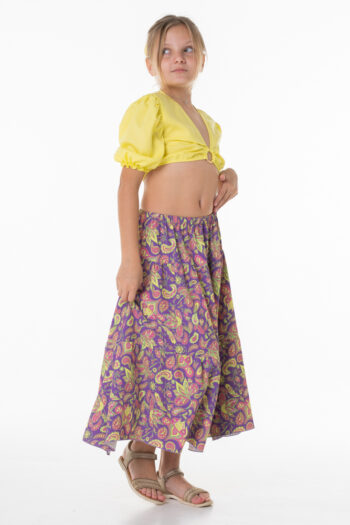 Σετ τοπάκι με μακριά εμπριμέ φουσάτα - Image 4