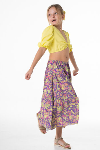 Σετ τοπάκι με μακριά εμπριμέ φουσάτα - Image 5