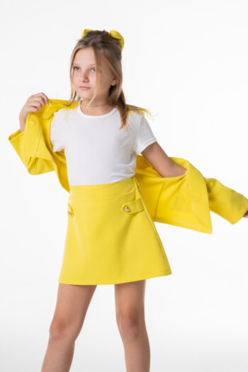 Σακάκι κιτρινο με χρυσά κουμπάκια - Image 6