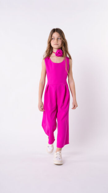 Ολόσωμο κιτρινο ανοιχτή πλάτη με δέσιμο και λάστιχο στην μέση - Image 2