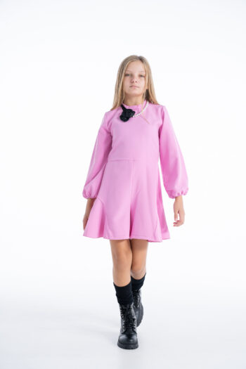 Ολόσωμο σορτς σε ροζ και κόκκινο χρώμα - Image 3