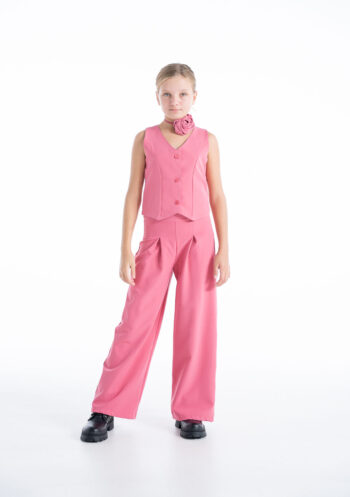 Σετ γιλέκο και παντελόνι Ροζ-λιλά - Image 1