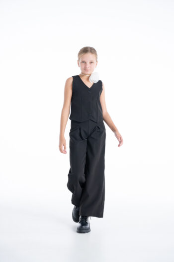 Σετ γιλέκο και παντελόνι μαύρο - Image 1