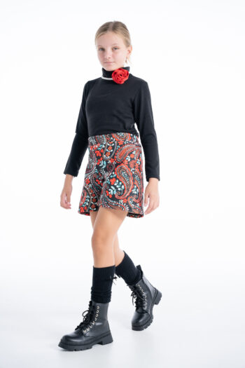 Σορτς εμπριμέ κόκκινο χρώμα - Image 7