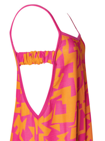 Ολόσωμη φόρμα πορτοκαλί εμπριμέ - Image 5