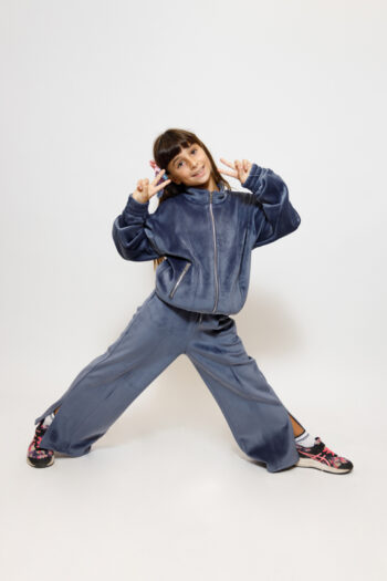 Σετ βελούδο με ζακέτα και παντελόνι καμπάνα 45-8447 - Image 1