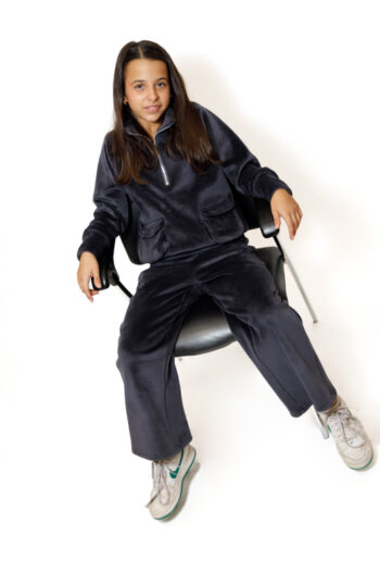 Σετ φόρμα με παντελόνι βελούδο 45-8446 - Image 2