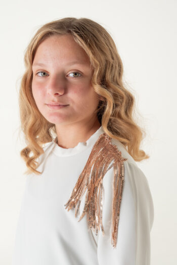 Σετ πουκαμίσα με κρόσσια παγιετα και φούστα με παγιετες - Image 8