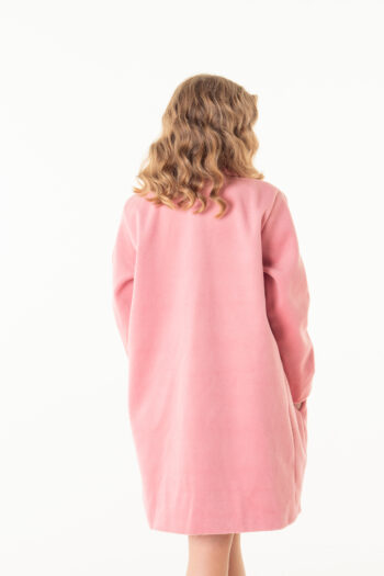 Παλτό για κορίτσια ροζ χρώμα - Image 2