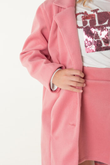 Παλτό για κορίτσια ροζ χρώμα - Image 3