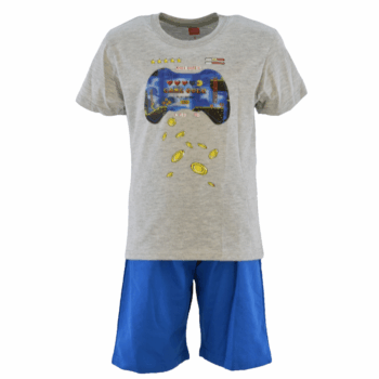 Παιδικό σετ μακό με τύπωμα "Game over" Ρουά/μελανζέ - Image 1