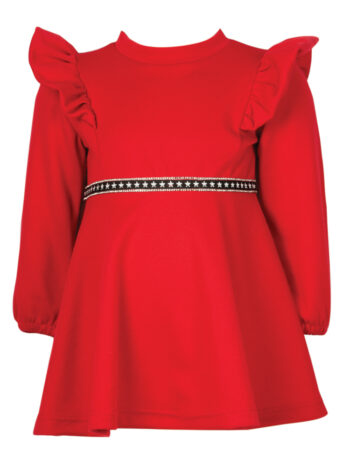 Φόρεμα κόκκινο χρώμα 4173 - Image 1