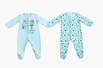 Σετ 2 Φορμάκια Μακρυμάνικα γαλάζιο - Image 1