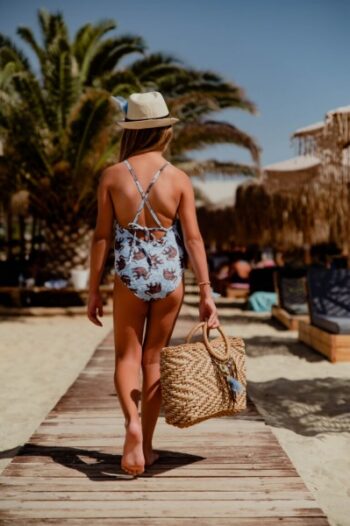 Ολόσωμο all-over elephant με ξύλινες χάντρες - Image 2