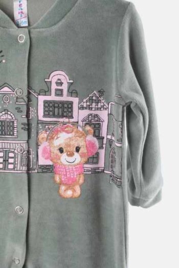 Βρεφικό Φορμάκι Βελουτέ χακί 2371202 - Image 3