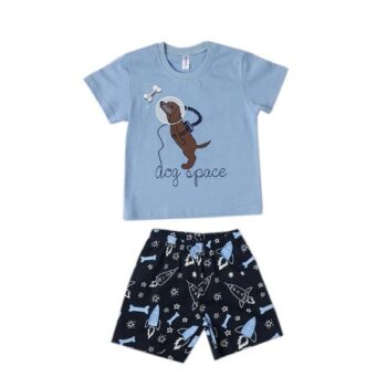 Πιτζάμα Καλοκαιρινή για Αγόρι Γαλάζια - Image 1