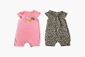 Σετ 2 Φορμάκια Κοντομάνικα Ροζ - Image 1