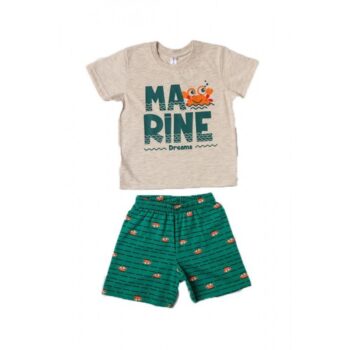 Πιτζάμα Καλοκαιρινή για Αγόρι Μπεζ - Image 1