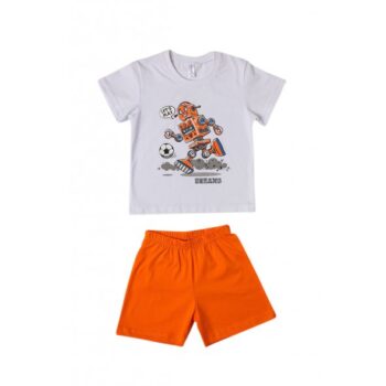 Πιτζάμα Καλοκαιρινή για Αγόρι Λευκή - Image 1