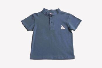 Μπλούζα πικέ με μάο γιακά - Image 1