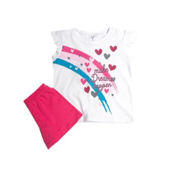 ΠΥΖΑΜΑ ΛΕΥΚΗ ΜΕ ΤΥΠΩΜΑ-DREAMS 212102 - Image 1